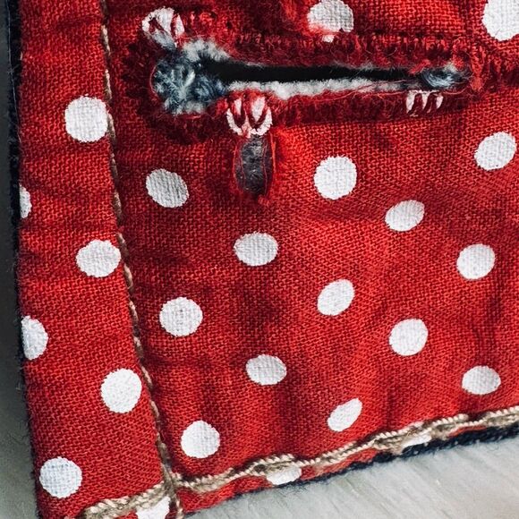 Christopher Banks Denim Jacket M Blue Dark Wash Button Cotton Blend Womens - Picture 8 of 9